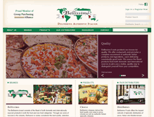 Tablet Screenshot of bellissimofoods.com